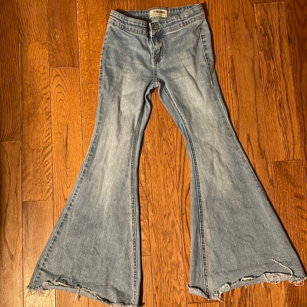 Girls Bell Bottom Jeans